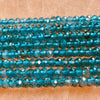 Bright 4mm Apatite Rondelles