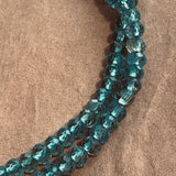 Bright 4mm Apatite Rondelles