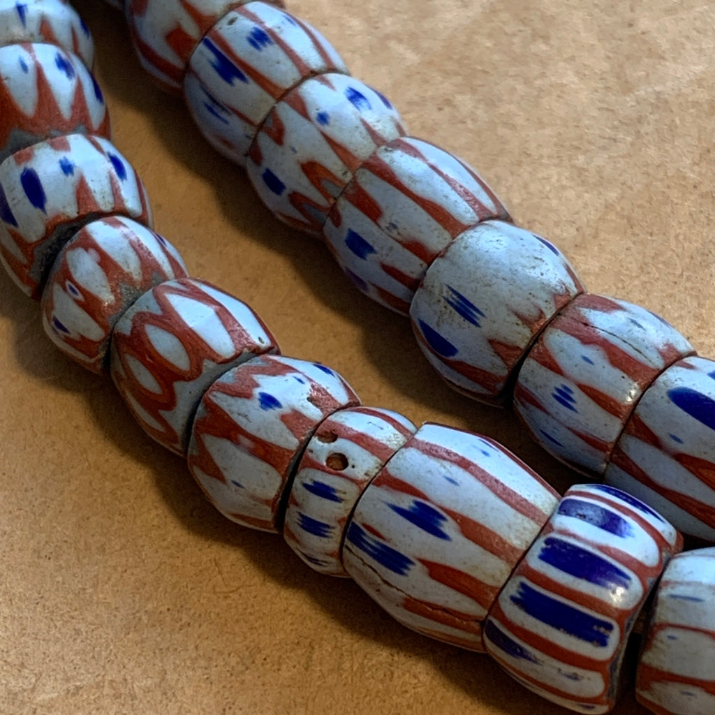 Antique Venetian Anwally Glass Beads