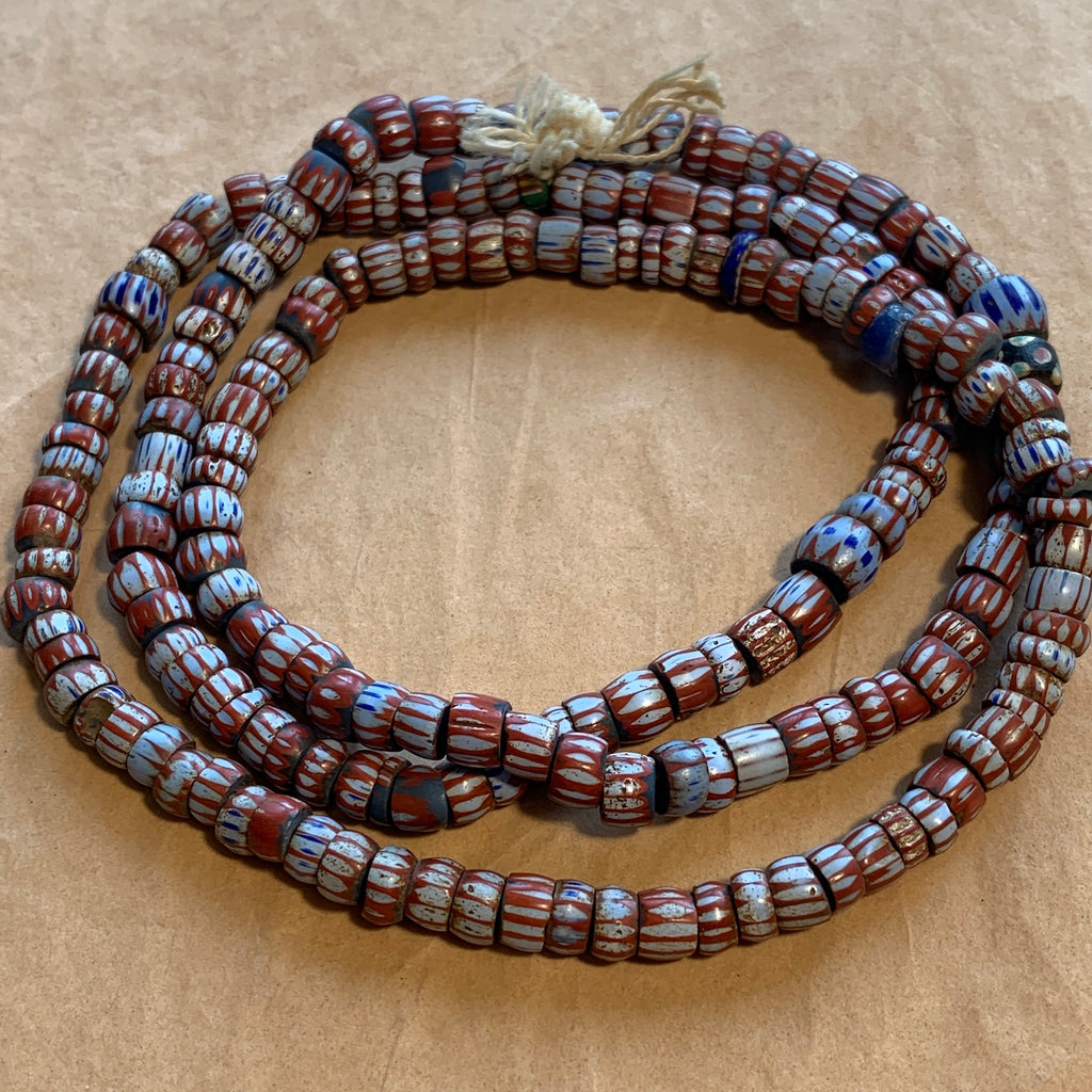 Antique Venetian Anwally Glass Beads