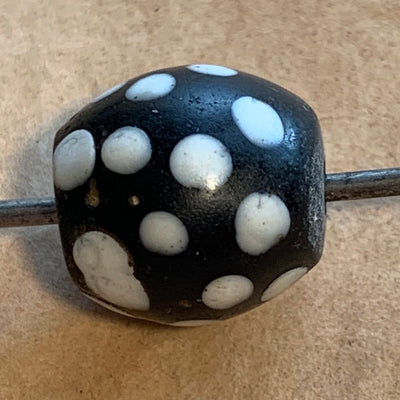 Antique Black with White Polka-Dots, 