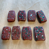 Venetian Fancy Brick-Red Rectangle