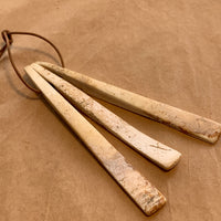 Ancient Shell Long Pendants