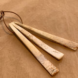 Ancient Shell Long Pendants