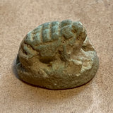 Ancient Faience Frog Bead, Egyptian