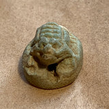Ancient Faience Frog Bead, Egyptian