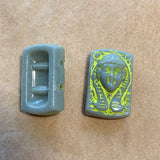 Vintage Czech "Egyptian Revival" 2-Hole Beads
