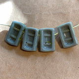 Vintage Czech "Egyptian Revival" 2-Hole Beads