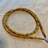 Ethiopian Beige Opal Beads, Rondelles