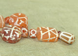 Rare and Ancient Carnelian Etched Beads