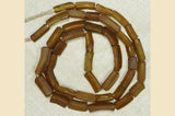 Ancient Light Amber Colored Glass Beads