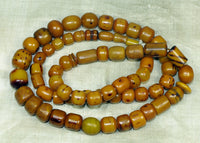 Antique Afghanistan Amber Prayer Beads