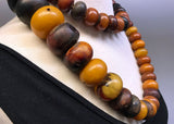 HUGE strand of Antique Mauritanian Amber Bead Necklace
