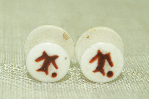 Cuff Button Ivory Vintage Ivory Buttons/Cuff-links from China | Beadparadise.com