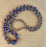 Antique Blue Wedding Cake Beads