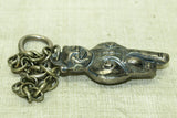 Old Silver Chinese Rattle Pendant