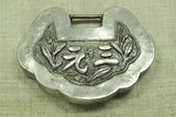 Large Old Silver Lucky Pendant from China
