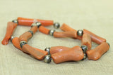 Strand of Moroccan Coral Beads