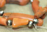 Strand of Moroccan Branch Coral Beads
