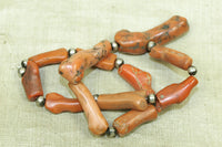 Strand of Chunky Moroccan Branch coral beads