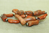Strand of Chunky Moroccan Branch coral beads