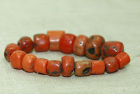 Strand of Small, Gorgeous Berber Red Coral Beads