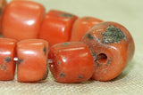 Small Strand of Rare Berber Red Coral Beads
