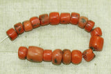 19 Small Rare Berber Red Coral Beads