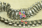 Vintage Silver Anklet with bells from India