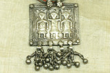 Antique Silver Hindu Gods Necklace from India