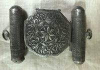 Large Antique Prayer Box Pendant from India