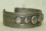 Coin Silver Cuff with Phoenix