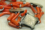 Old Moroccan Branch Coral Necklace