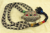Antique Double Strand Silver Necklace from India