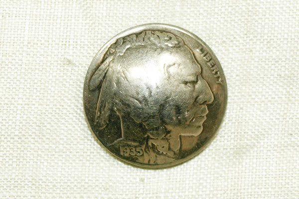 Vintage Indian Head Nickel Button