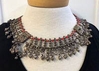 Vintage 1940s Silver Necklace from Afghanistan