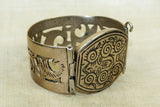 Silver Bracelet from Morocco with Niello Detail