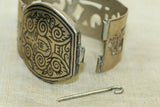 Silver Bracelet from Morocco with Niello Detail