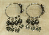 Vintage Early 1930s Silver Berber Earrings from Morocco