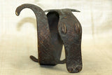 Antique Bronze Nigerian Crocodile Armband