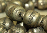 Large Vintage Silver Prayer Bead Necklace from Ethiopia