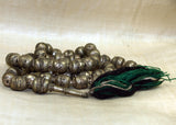 Large Vintage Silver Prayer Bead Necklace from Ethiopia