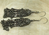 Pair of Antique Yemen Silver Earrings