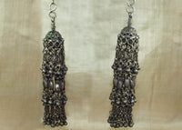 Pair of Antique Yemen Silver Earrings