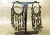 Cool Antique Silver Earrings from Yemen