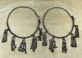 Antique Silver Earrings from India