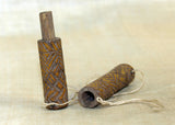 Vintage Bamboo Needle Case from Indonesia