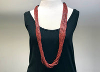 Antique Glass Bead Necklace from Burma