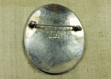 Vintage Siam Silver Pin, Manimekhala, Goddess of Lightning