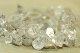 Strand of Termilated Quartz rough cut beads